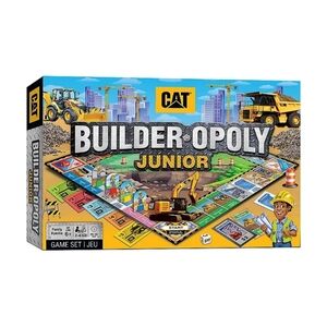 Builder-Opoly Junior Board Game - Yellow, Complete, LIKE NEW